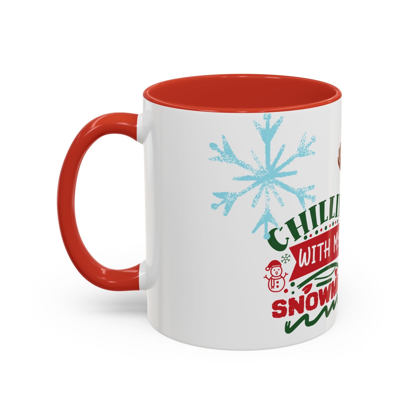 Chilling with My Snowmies Accent Coffee Mug, 11oz