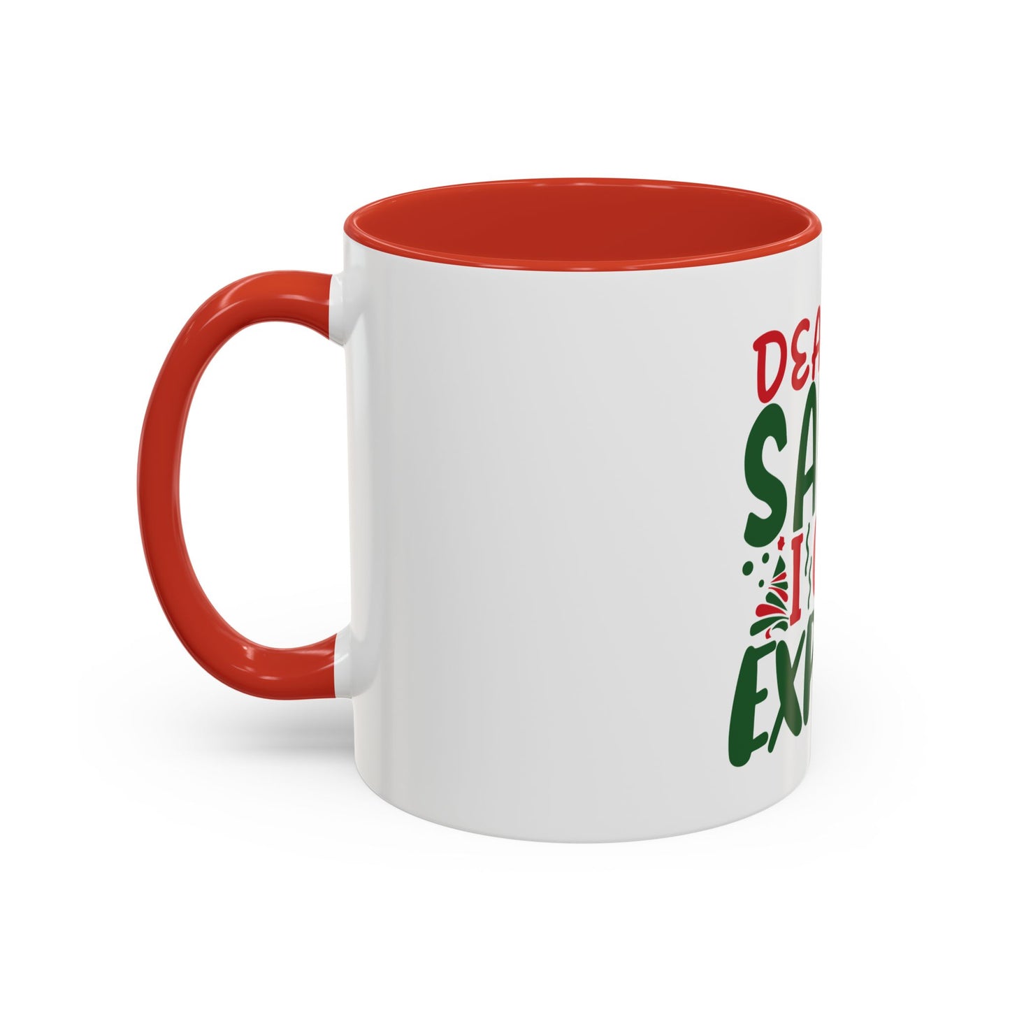 Dear Santa I Can Explain - Accent Coffee Mug, 11oz