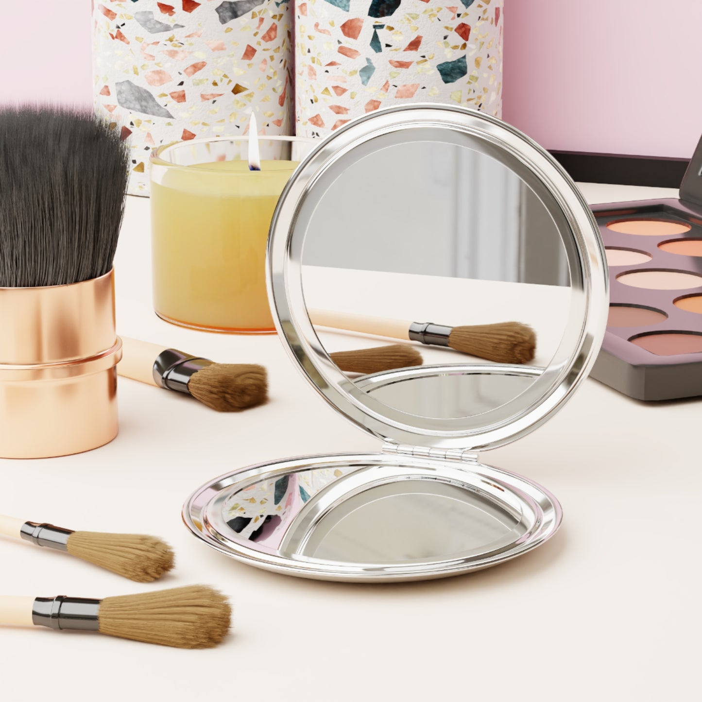 Beat-I-fic Beauty Compact Travel Mirror